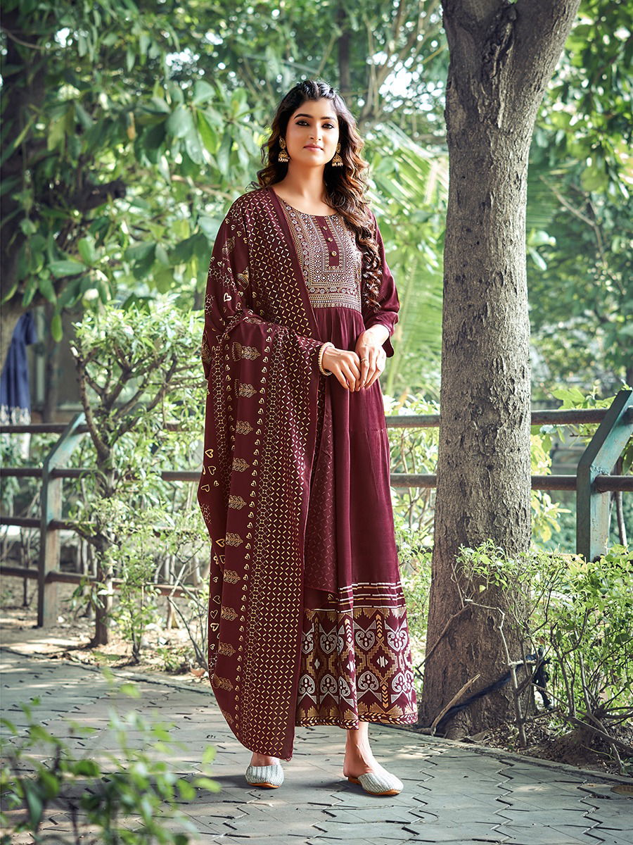 Rare Lily Avantika Vol 1 Heavy Printed Kurti With Dupatta Catalog
